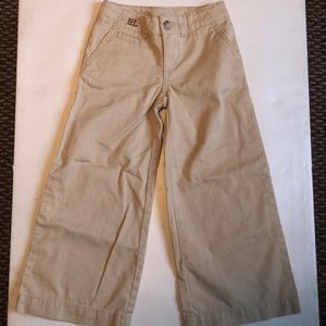 Ralph Lauren girls wide leg chinos. Good condition